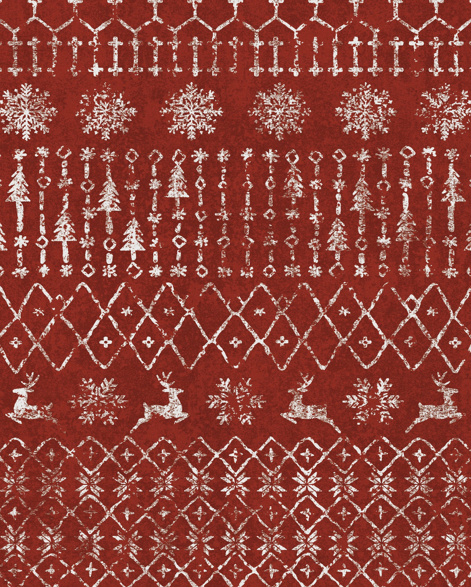 Elsie Килим с коледен модел