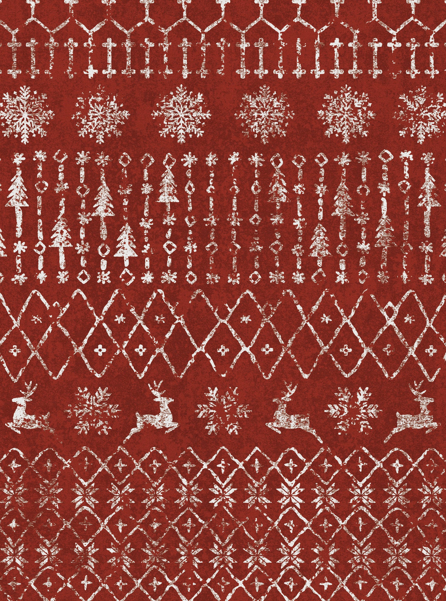 Elsie Килим с коледен модел