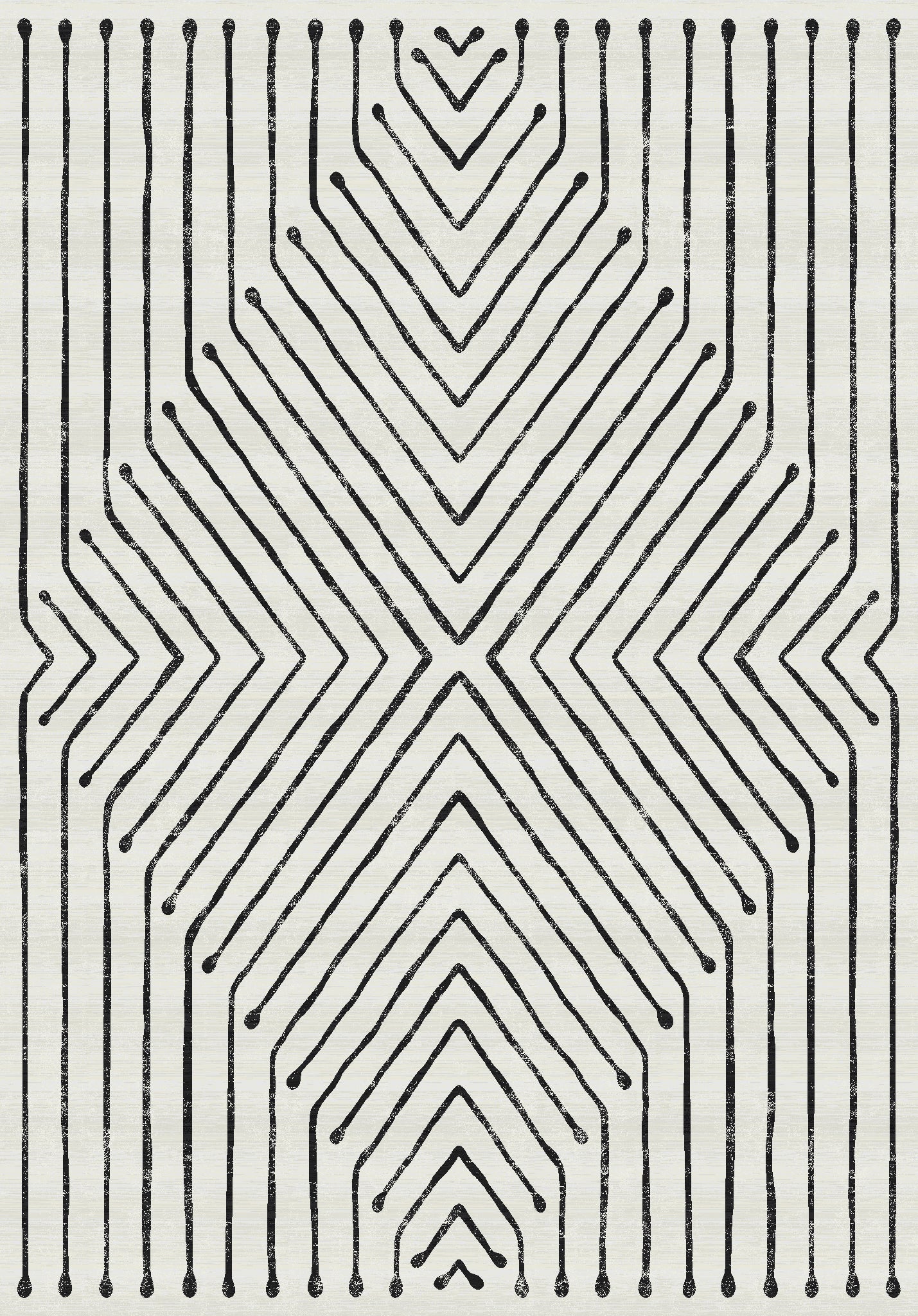 Aira Geometric Line Pattern Rug