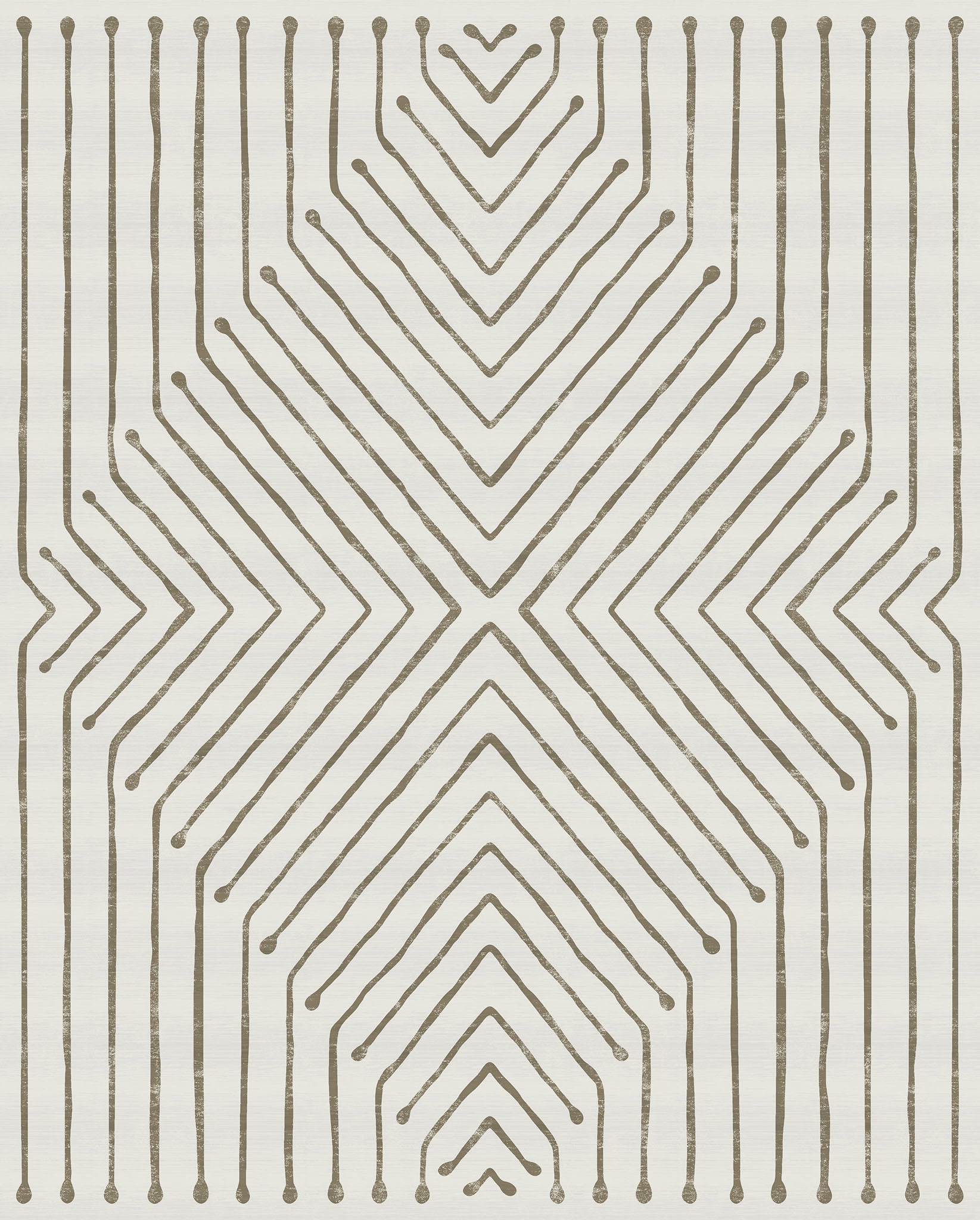 Aira Geometriskt Linjemönster Matta