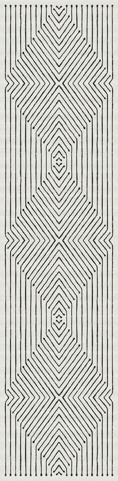 Aira Geometriskt Linjemönster Matta