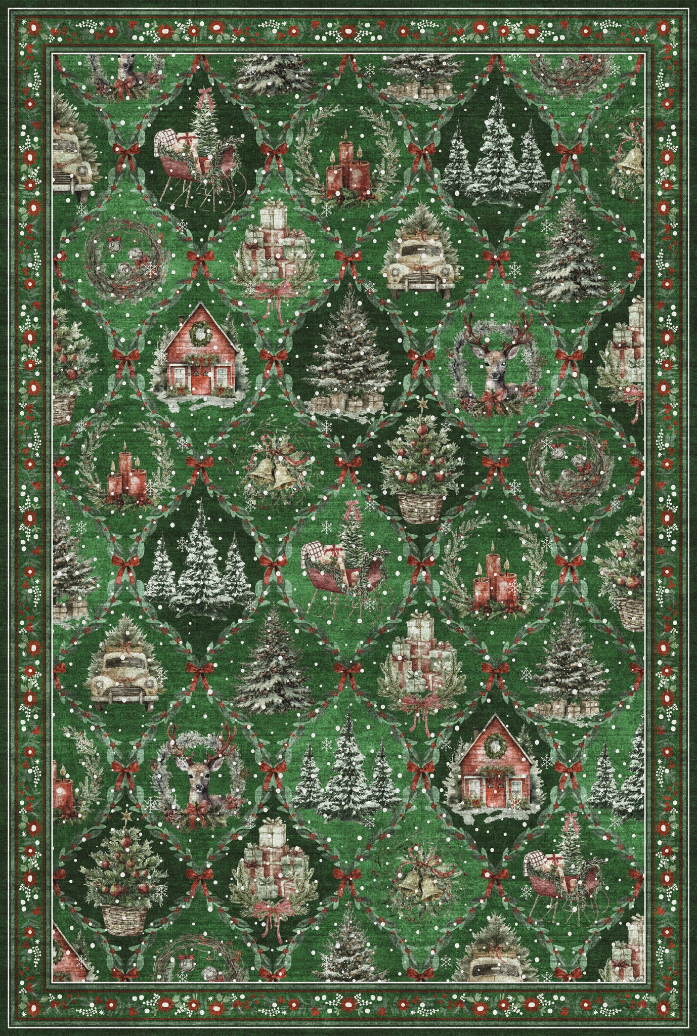 Jovie Коледен килим за къщички