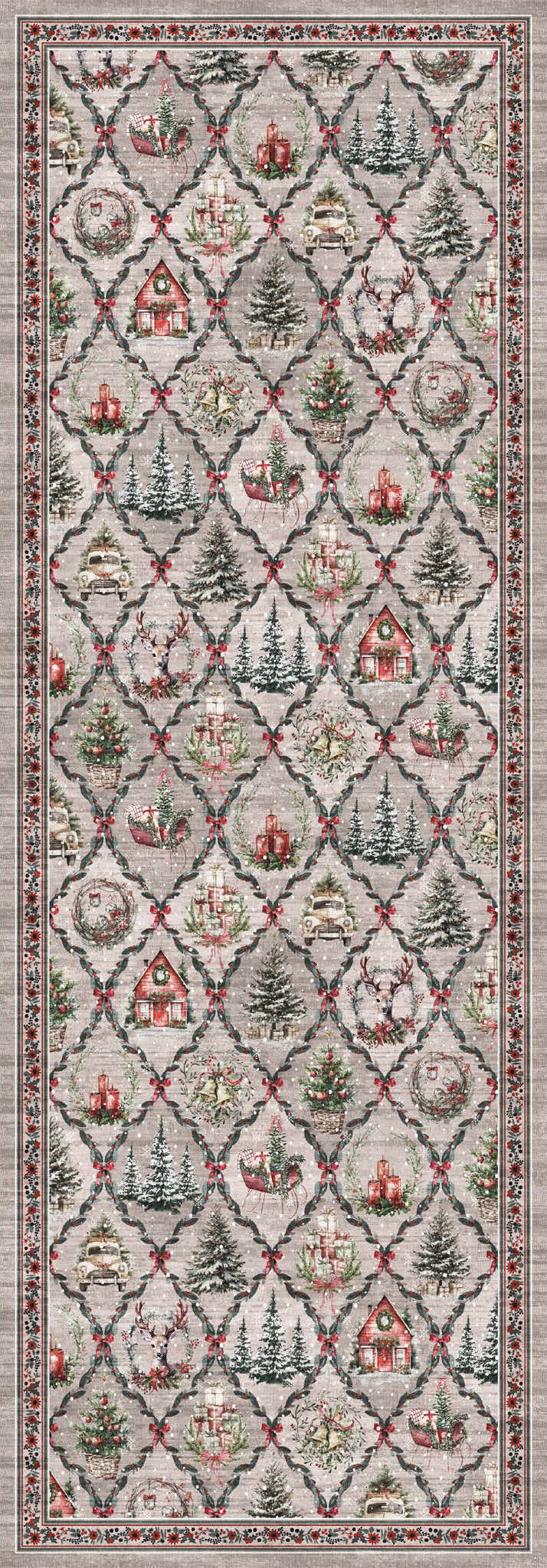 Jovie Коледен килим за къщички