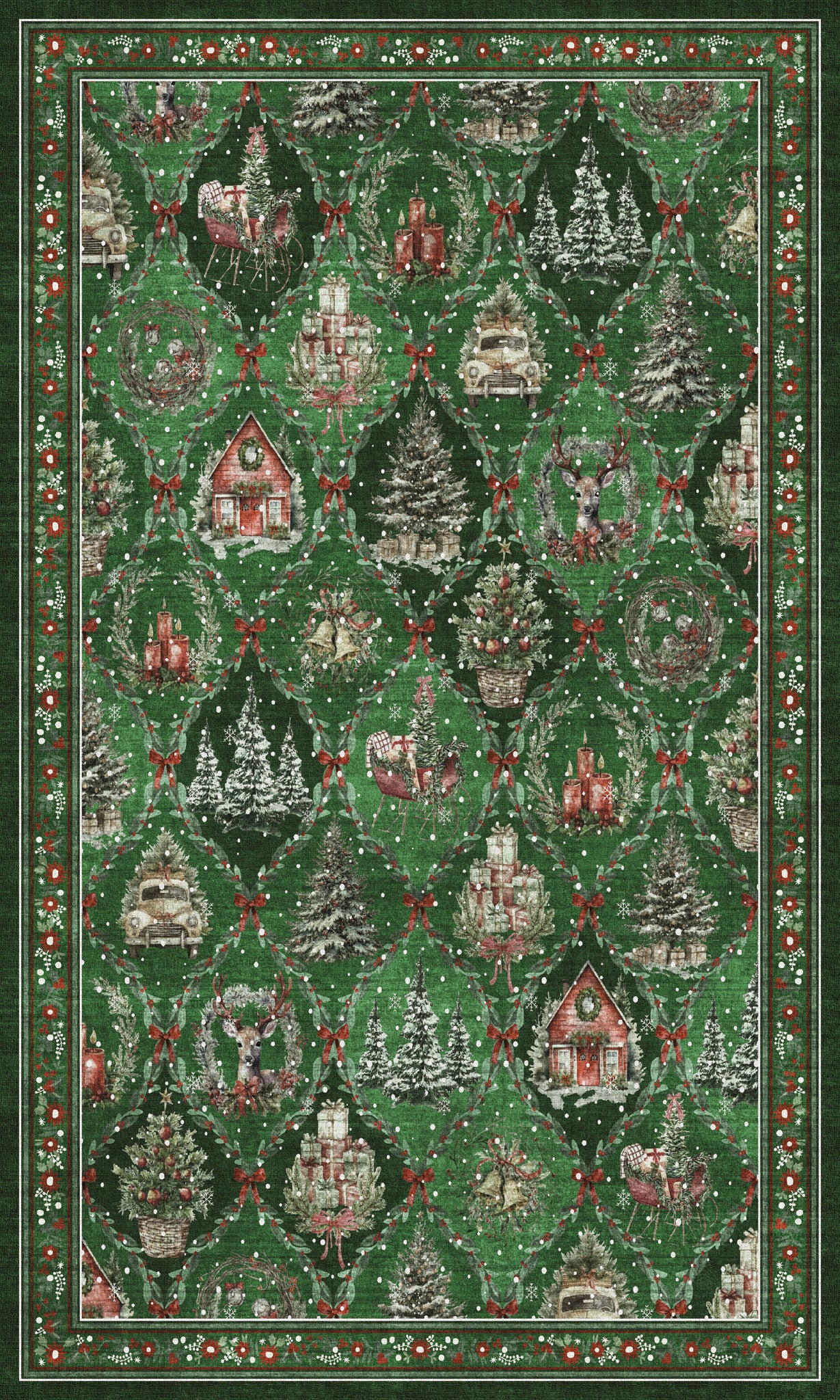 Jovie Коледен килим за къщички