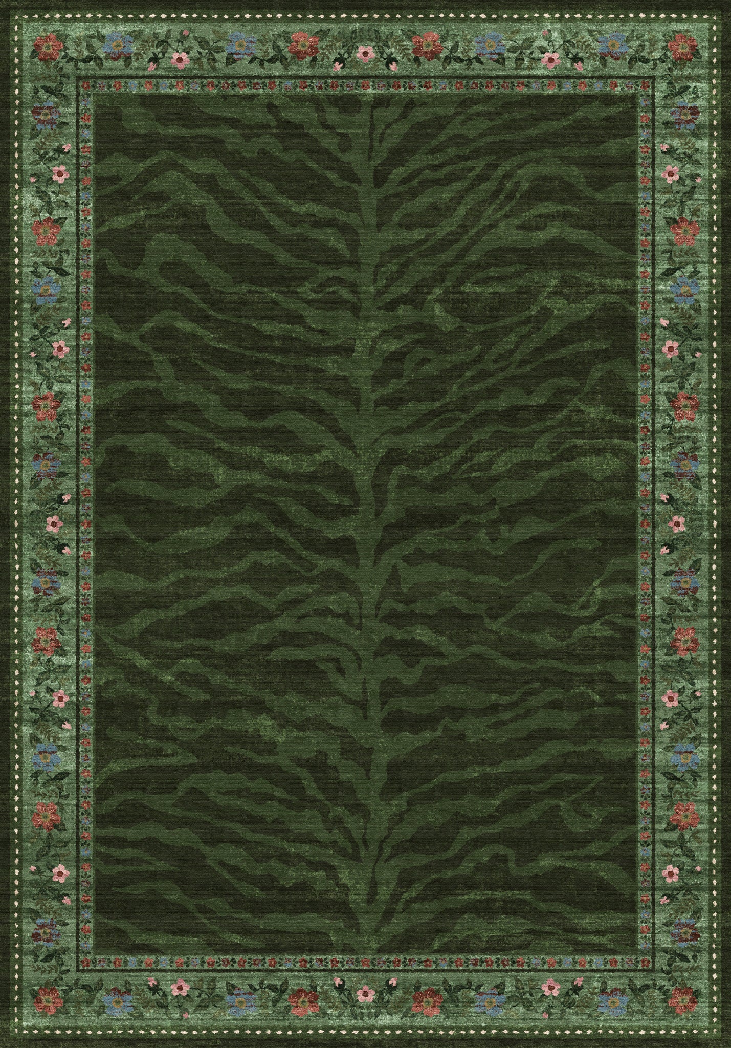 Ludvic Tapete Vintage Tiger Floral