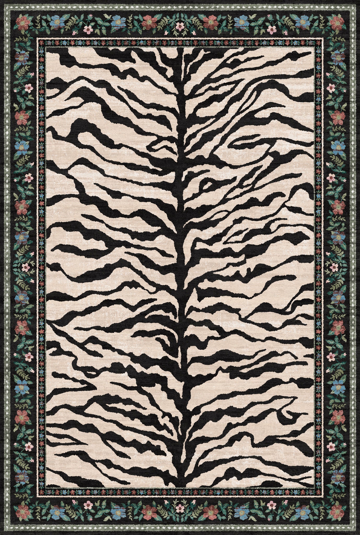 Ludvic Tapete Vintage Tiger Floral