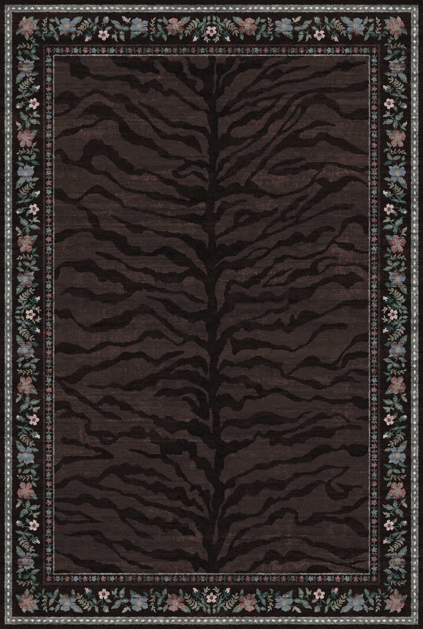 Ludvic Tapete Vintage Tiger Floral
