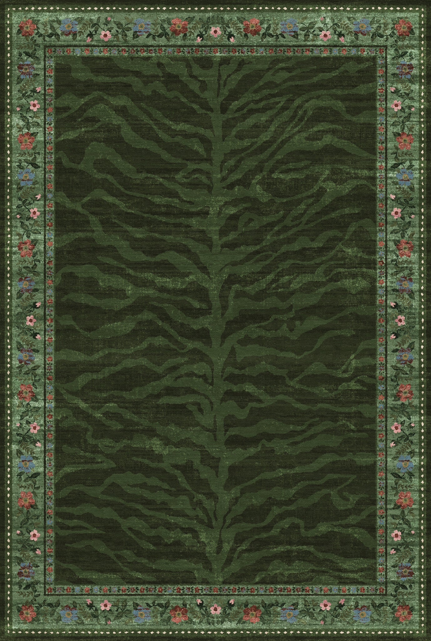 Ludvic Tapete Vintage Tiger Floral