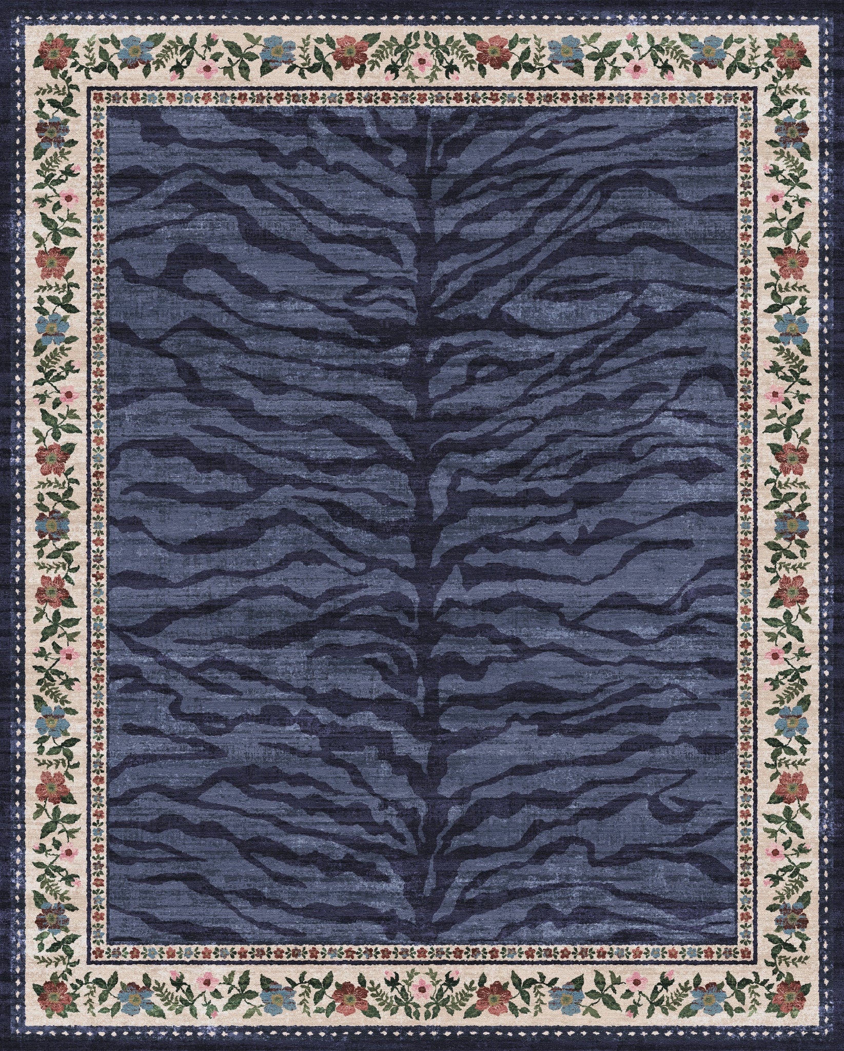 Ludvic Tapete Vintage Tiger Floral