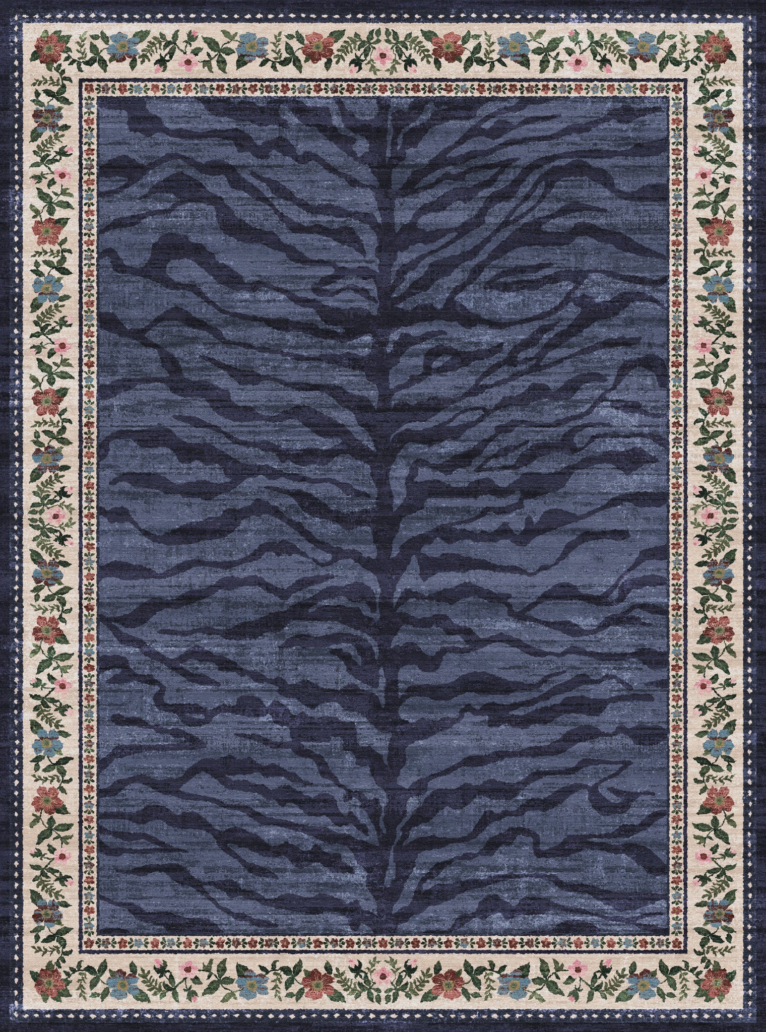 Ludvic Tapete Vintage Tiger Floral