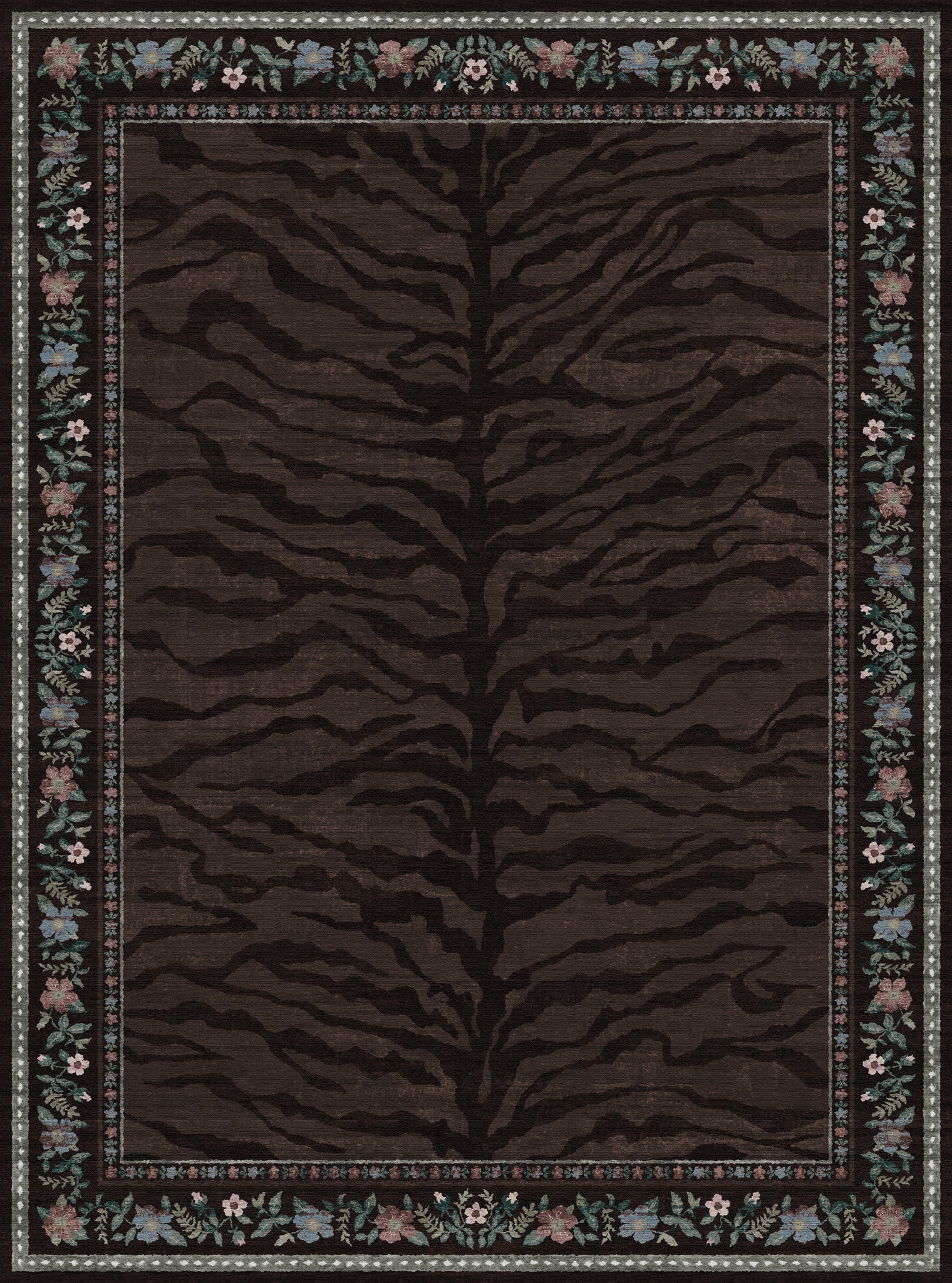 Ludvic Tapete Vintage Tiger Floral