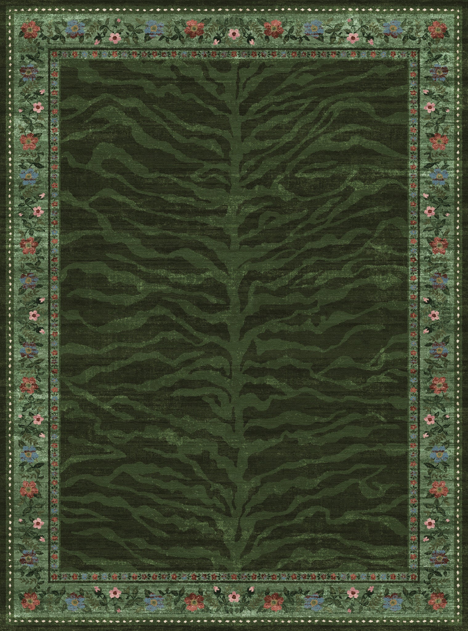 Ludvic Tapete Vintage Tiger Floral