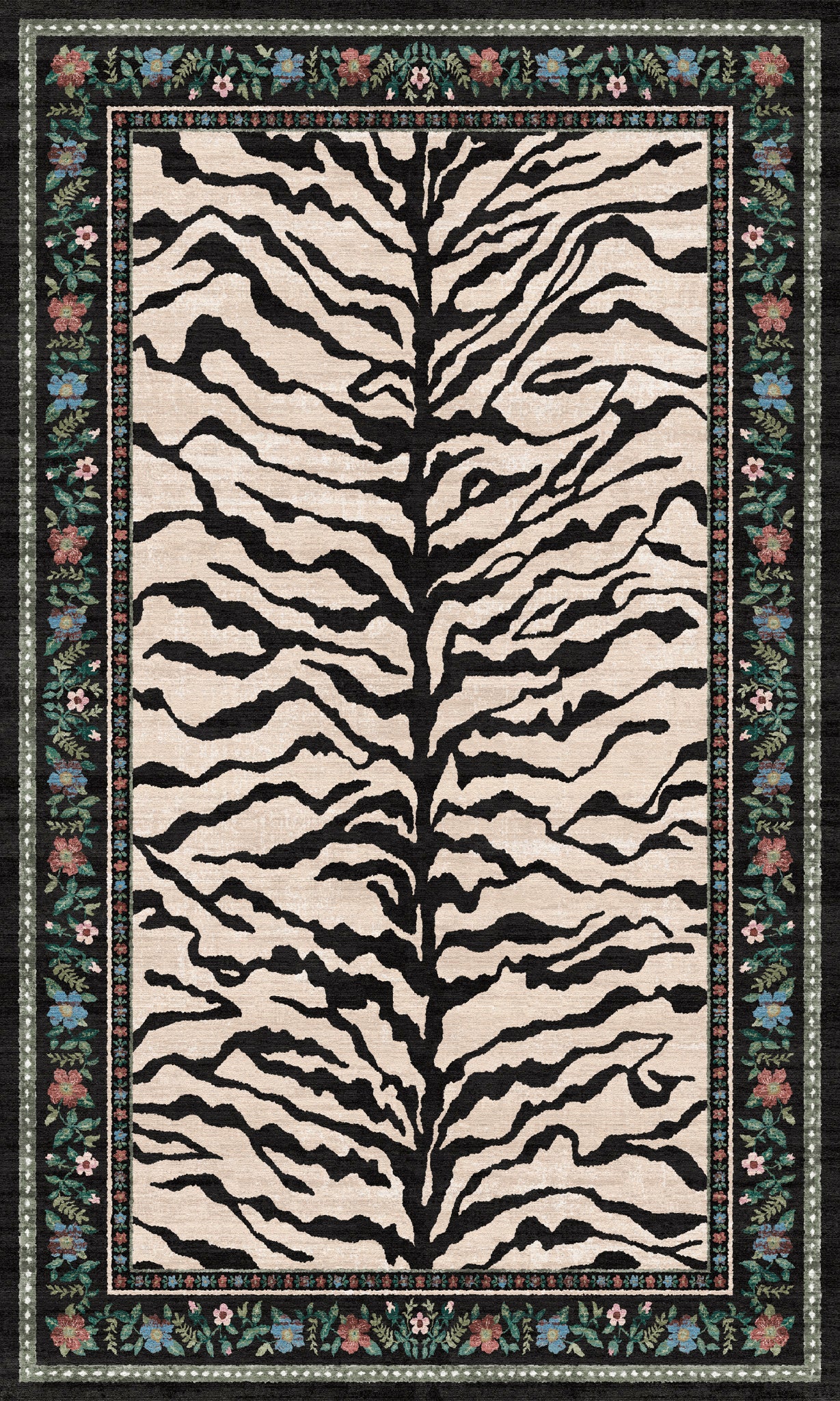 Ludvic Tapete Vintage Tiger Floral