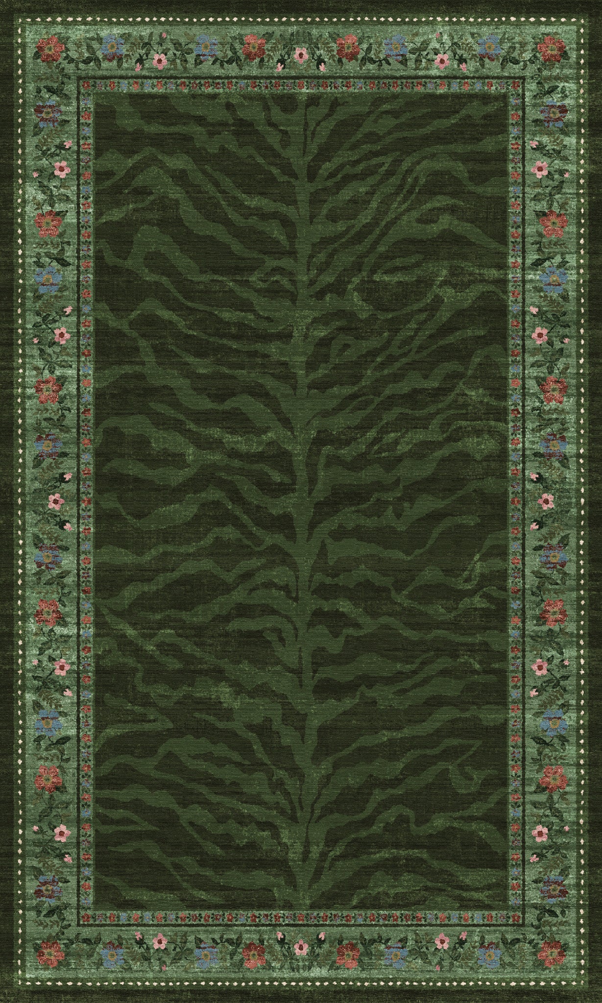 Ludvic Tapete Vintage Tiger Floral
