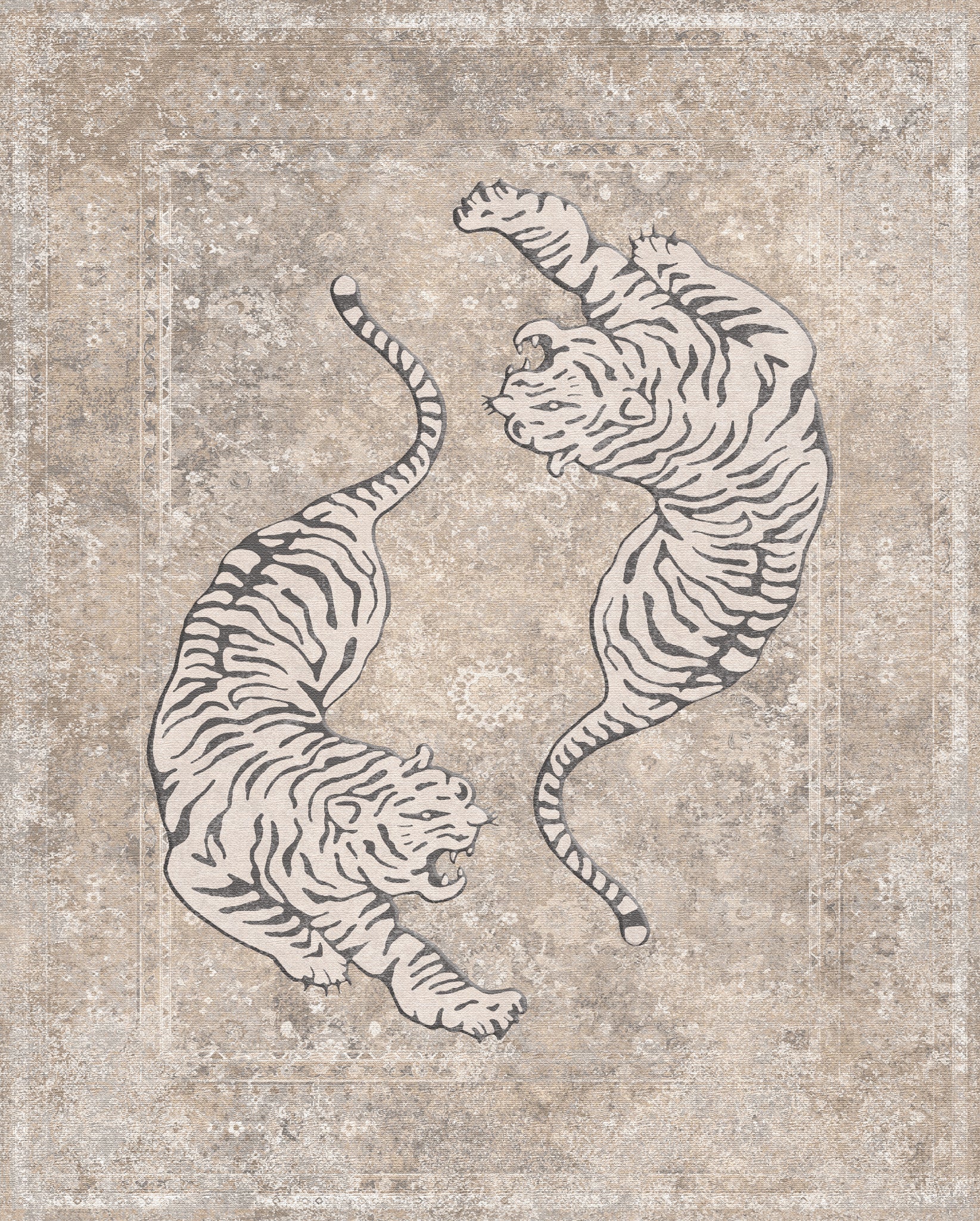 Zendaya Majestic Tigers Rug