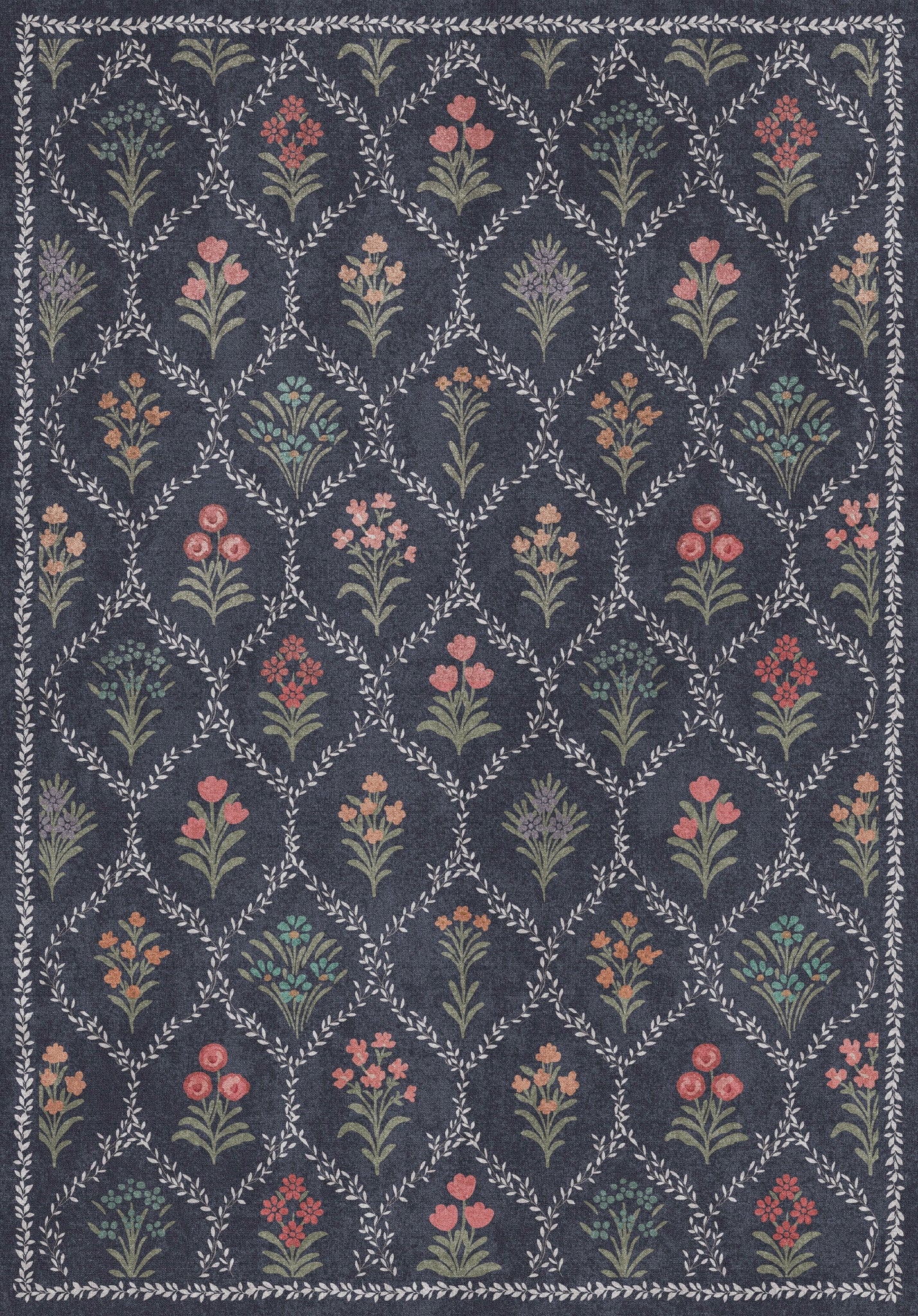 Millie Senovinis gėlių sodo kilimas