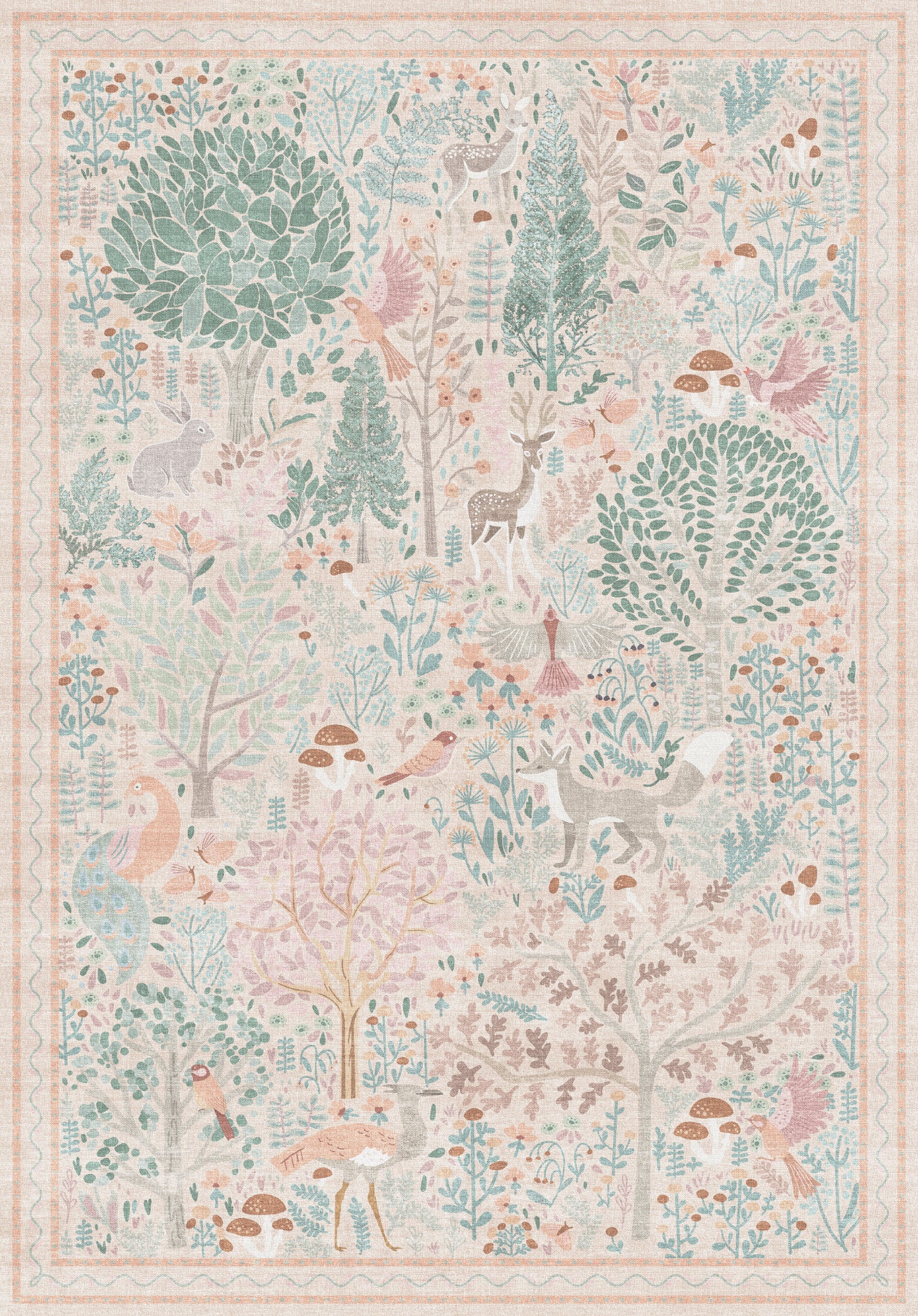 Marlie Whimsical Forest Rug