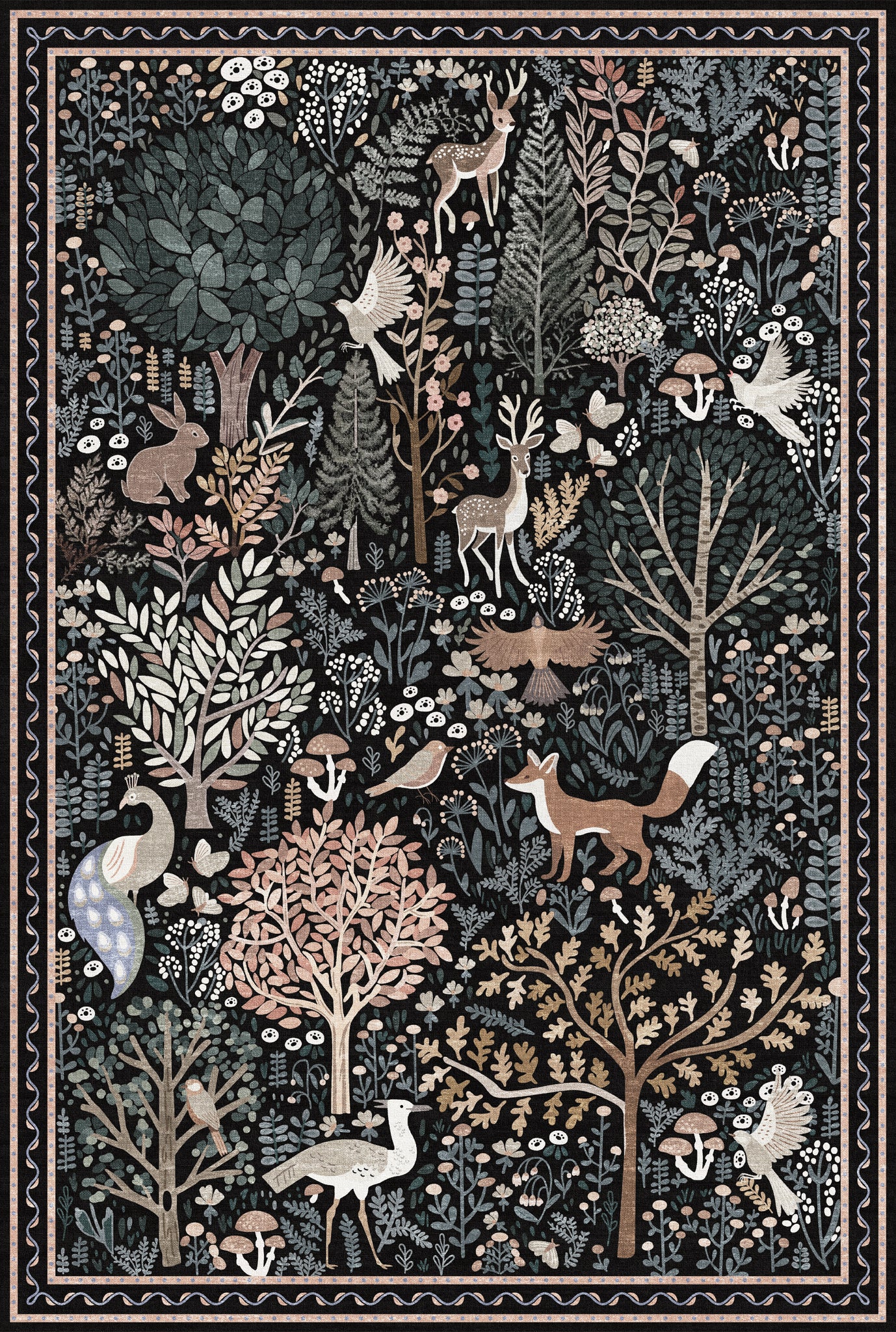 Marlie Whimsical Forest Rug