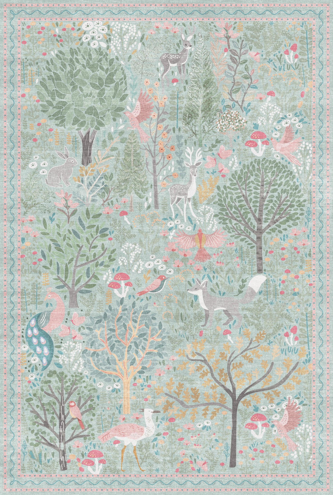 Marlie Whimsical Forest Rug