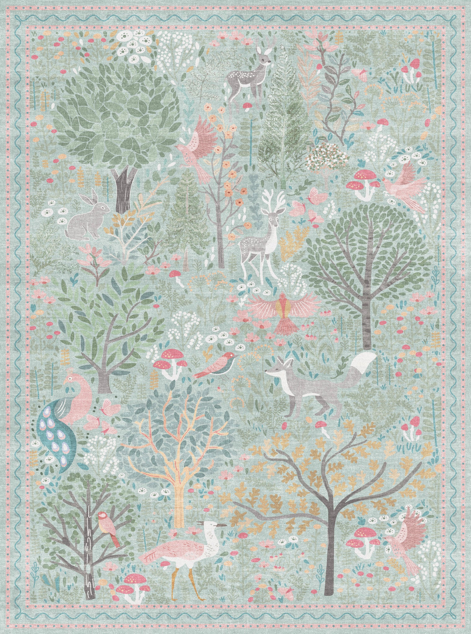 Marlie Whimsical Forest Rug