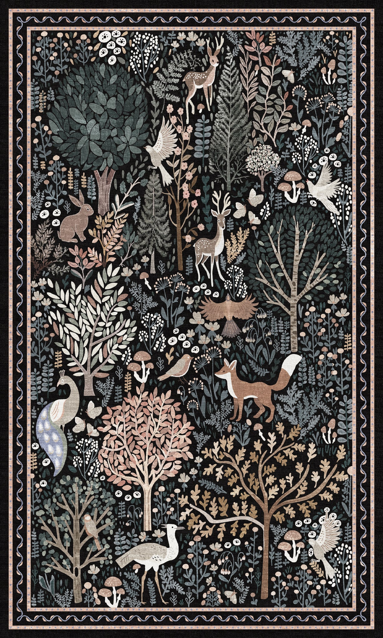 Marlie Whimsical Forest Rug