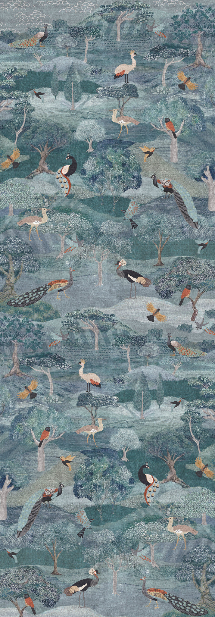 Elodie Vintage Scenic Garden Rug