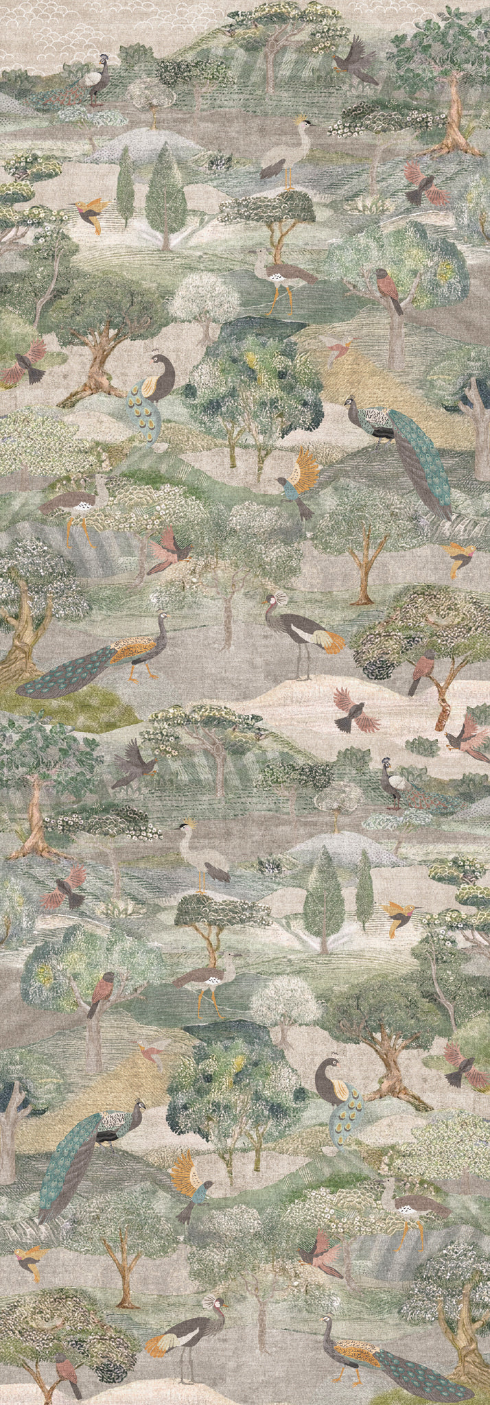 Elodie Vintage Scenic Garden Rug