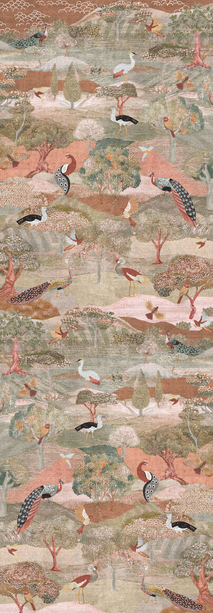 Elodie Vintage Scenic Garden Rug