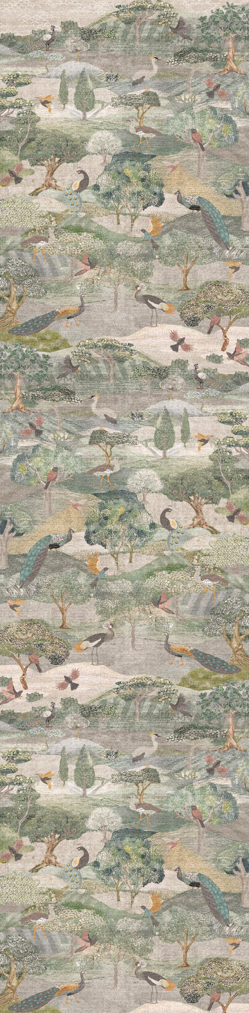 Elodie Vintage Scenic Garden Rug