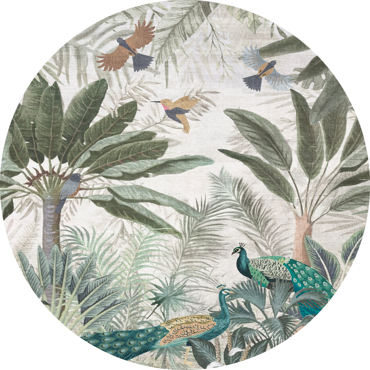 Ellis Tropischer Vogel-Garten-Teppich