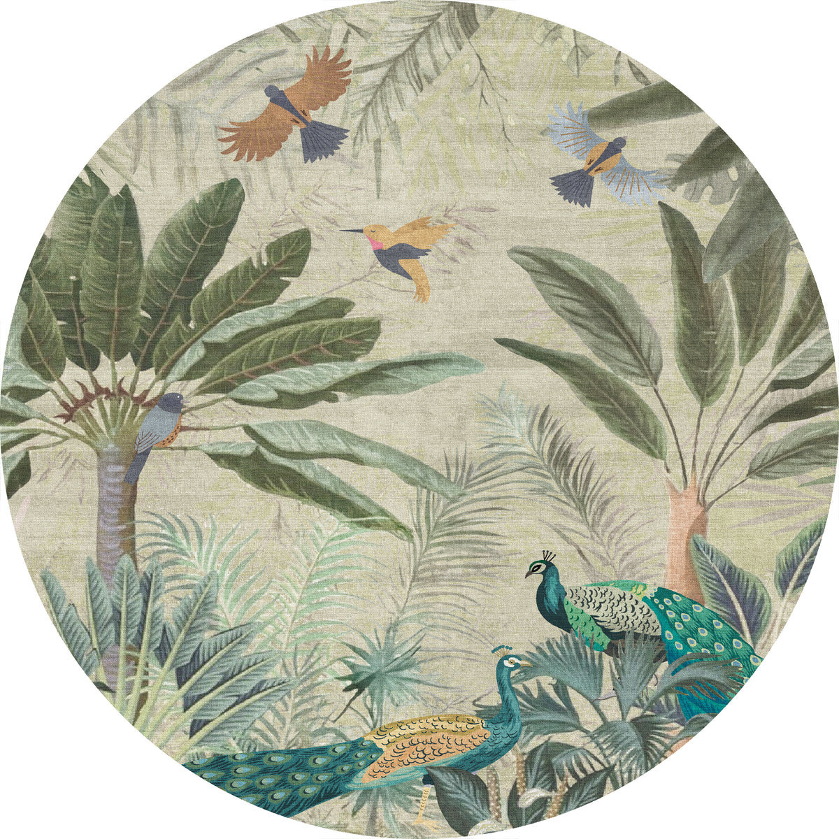 Ellis Tropischer Vogel-Garten-Teppich
