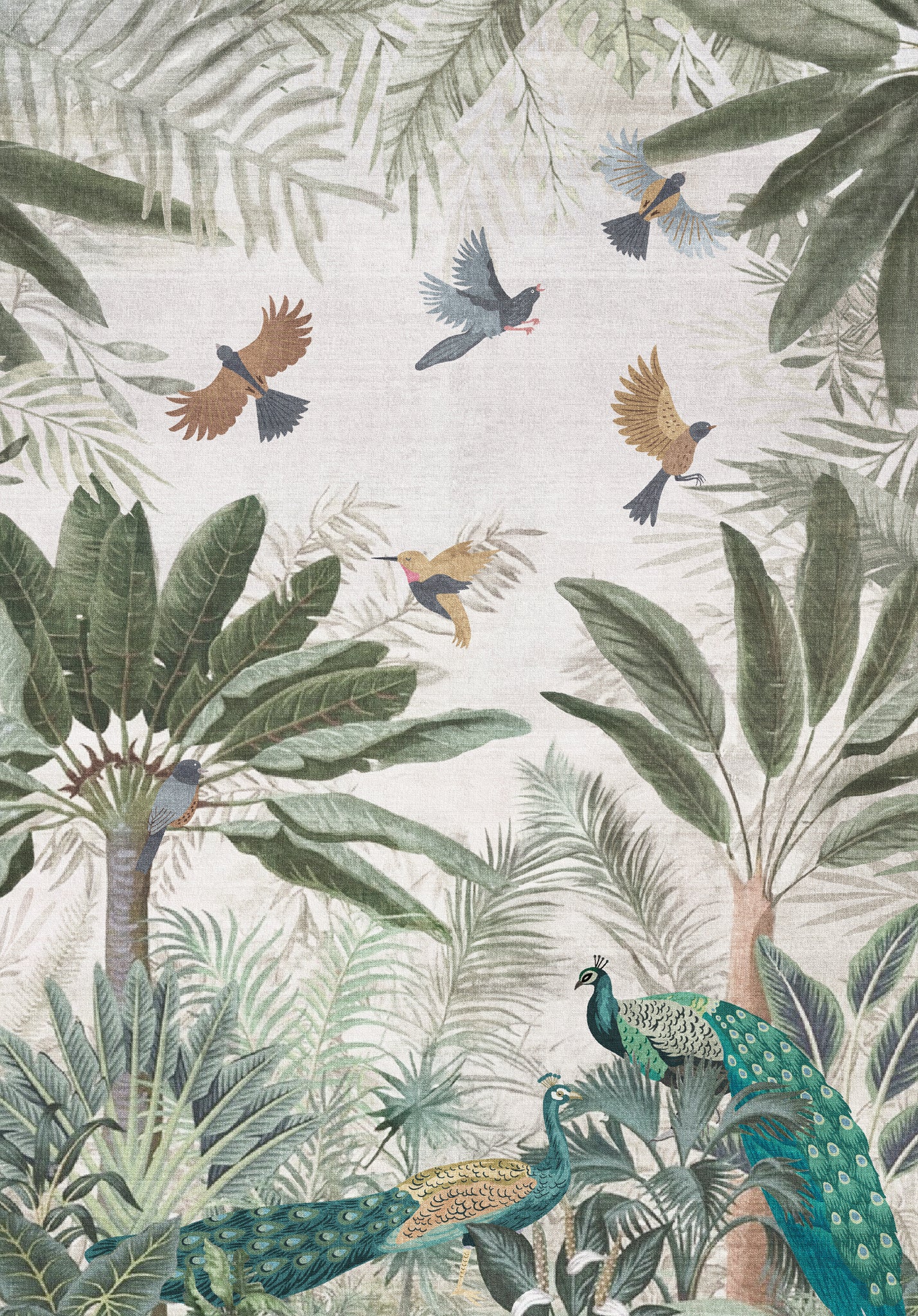 Ellis Tapis de jardin oiseaux tropicaux