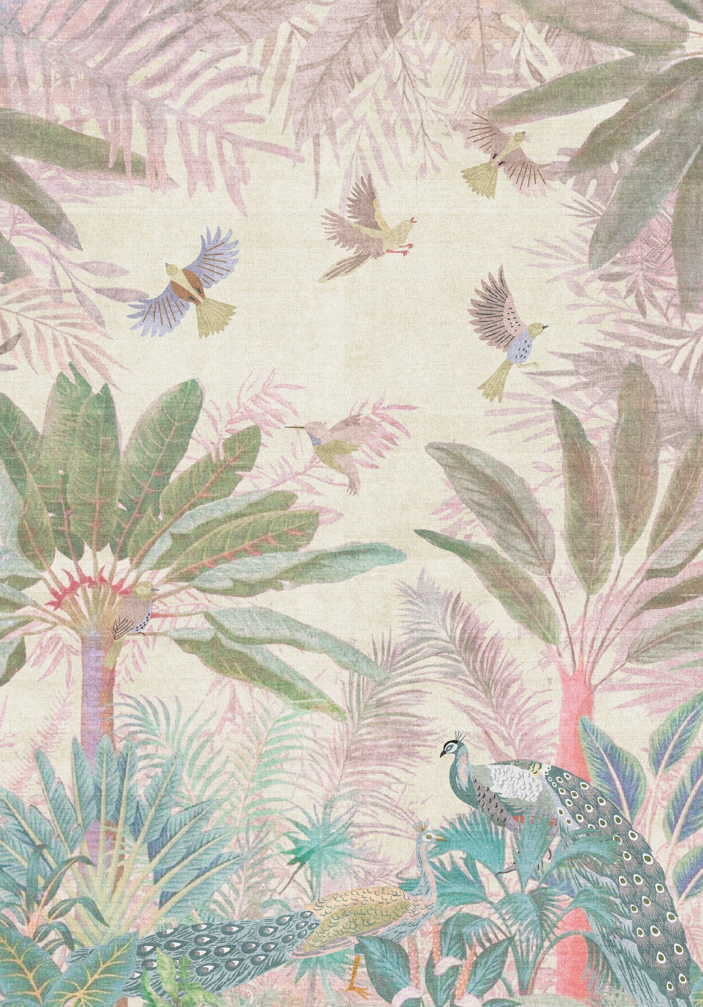 Ellis Tapis de jardin oiseaux tropicaux