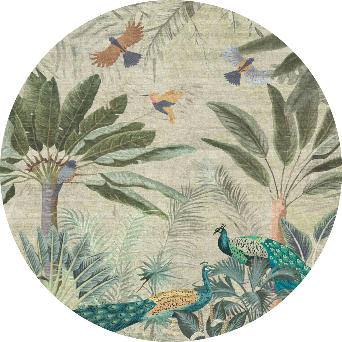 Ellis Tropischer Vogel-Garten-Teppich