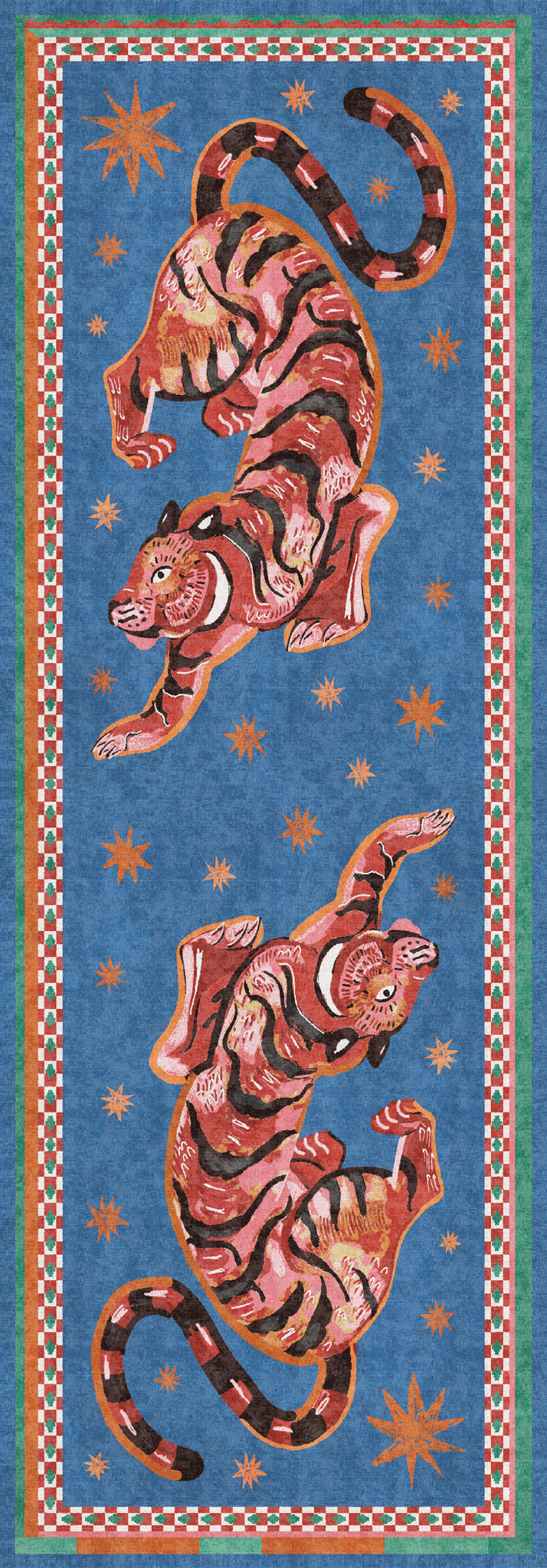 Kairo Celestial Tiger Print Rug