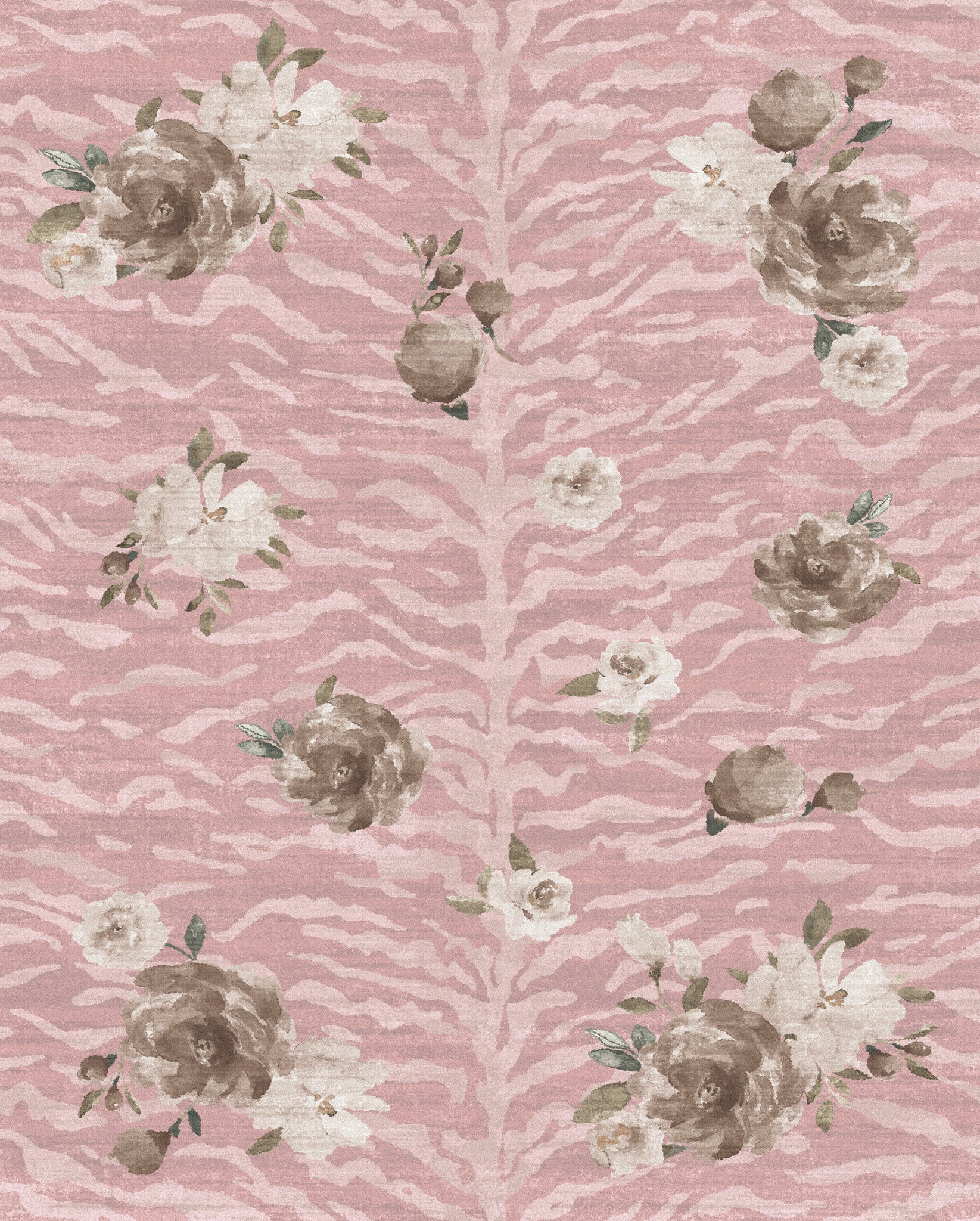 Tessa Gėlių zebro rašto kilimas