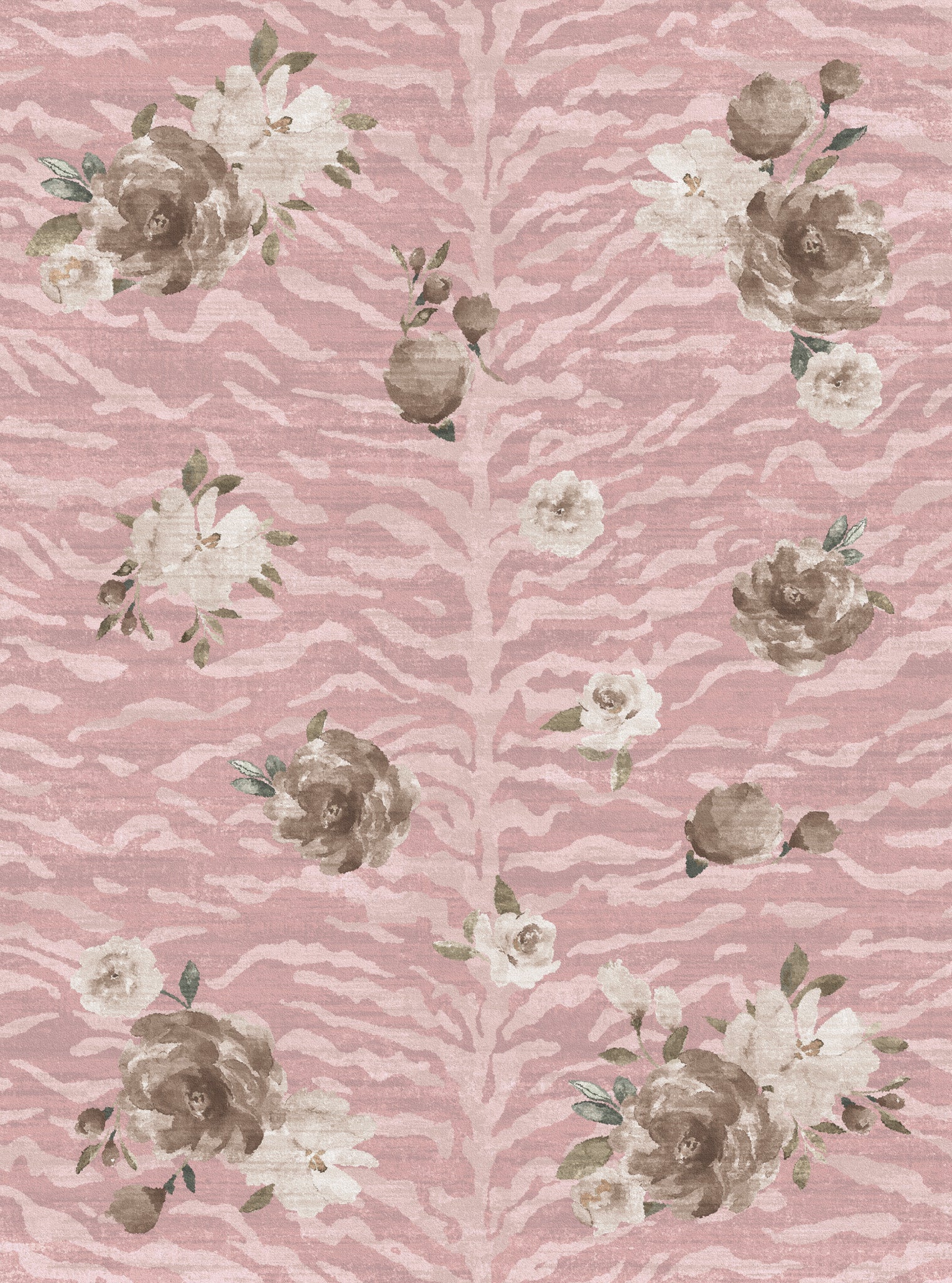 Tessa Gėlių zebro rašto kilimas