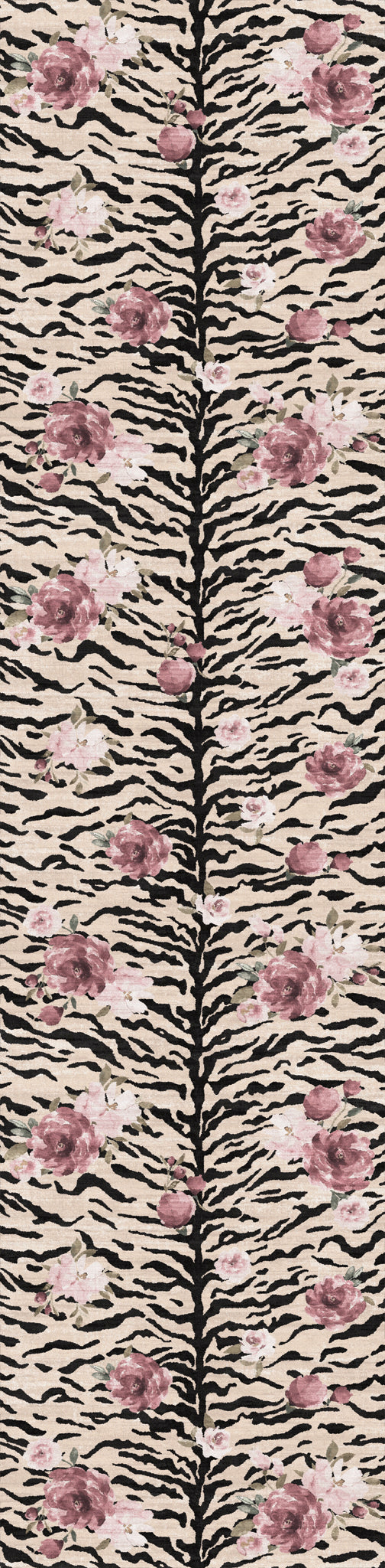 Tessa Gėlių zebro rašto kilimas