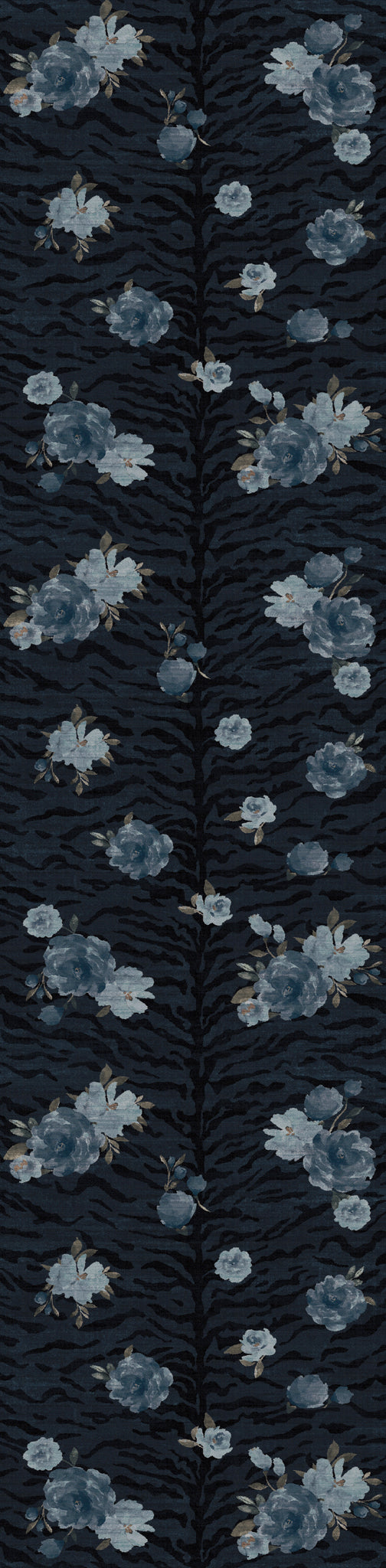 Tessa Covor cu model floral zebră