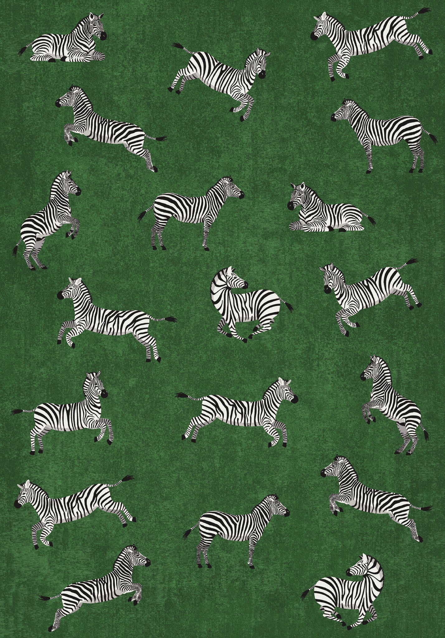 Riley Zebraprint mønster tæppe
