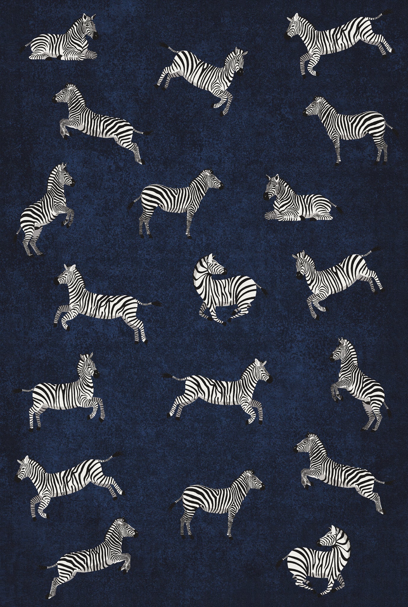 Riley Zebraprint mønster tæppe