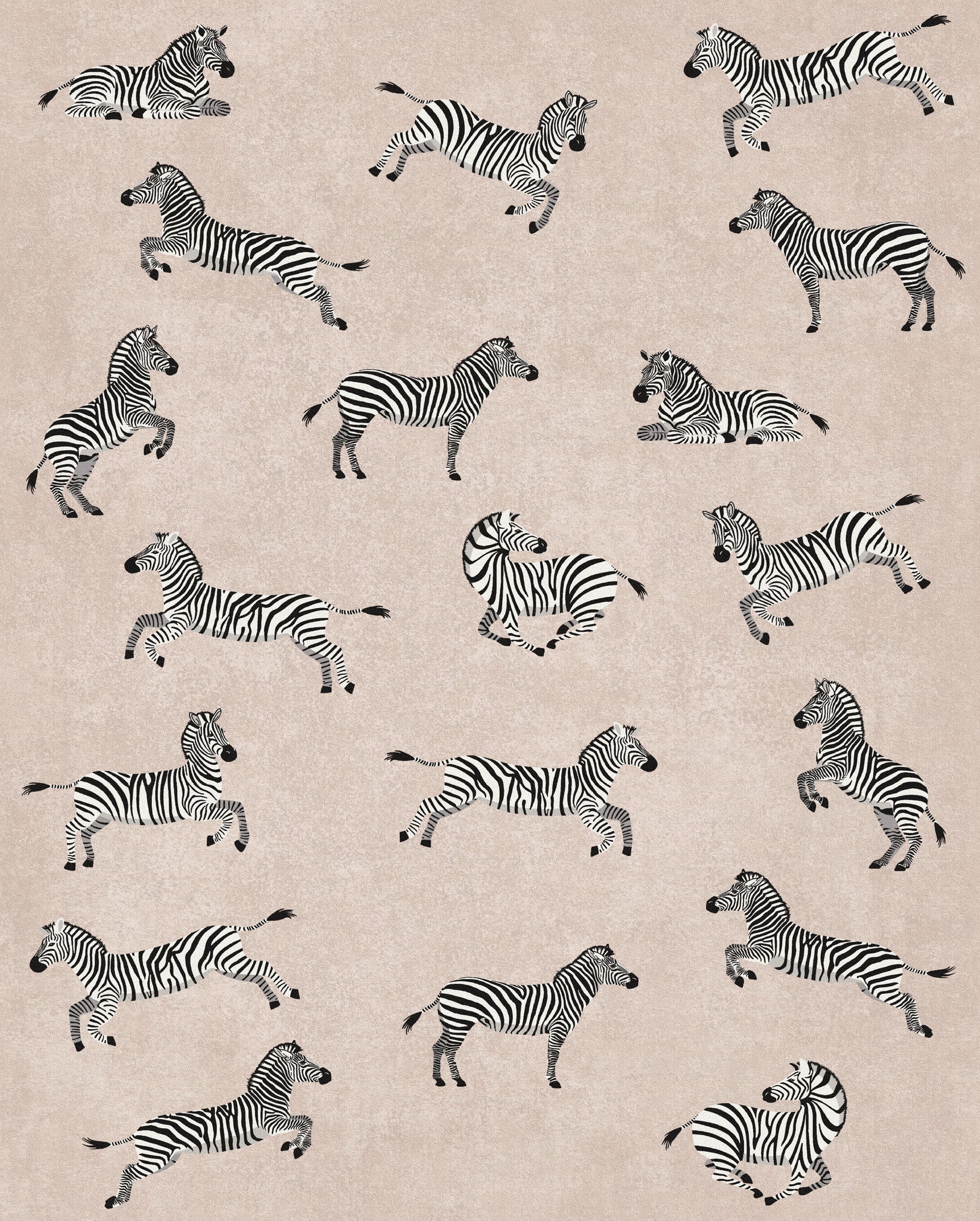 Riley Zebraprint mønster tæppe