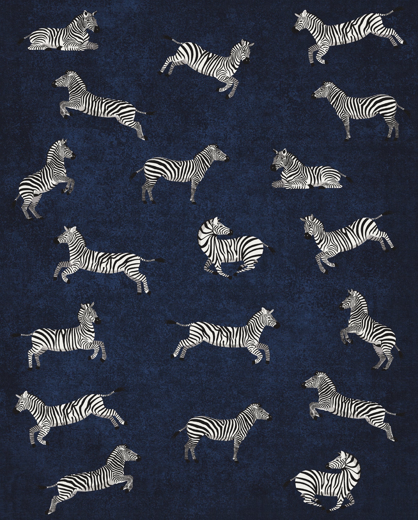 Riley Zebraprint mønster tæppe