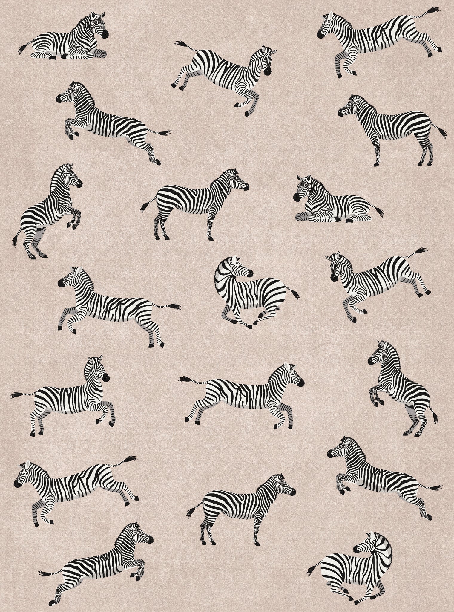 Riley Zebraprint mønster tæppe