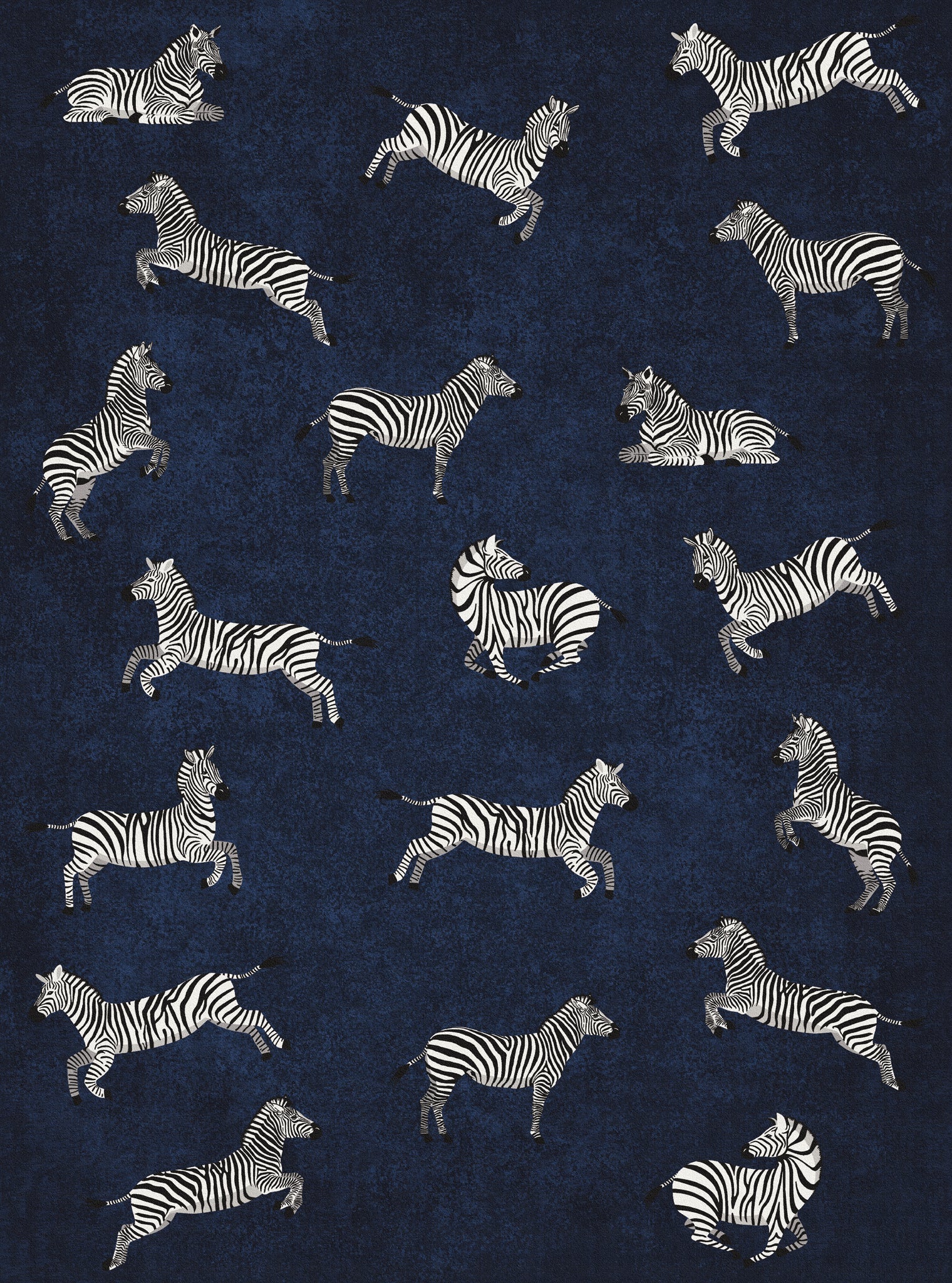 Riley Zebraprint mønster tæppe