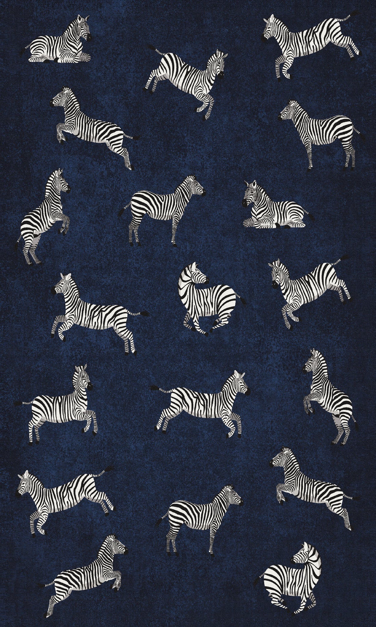 Riley Zebraprint mønster tæppe