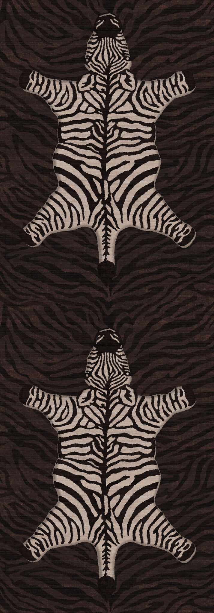 Saie Modern Zebra Pattern Rug