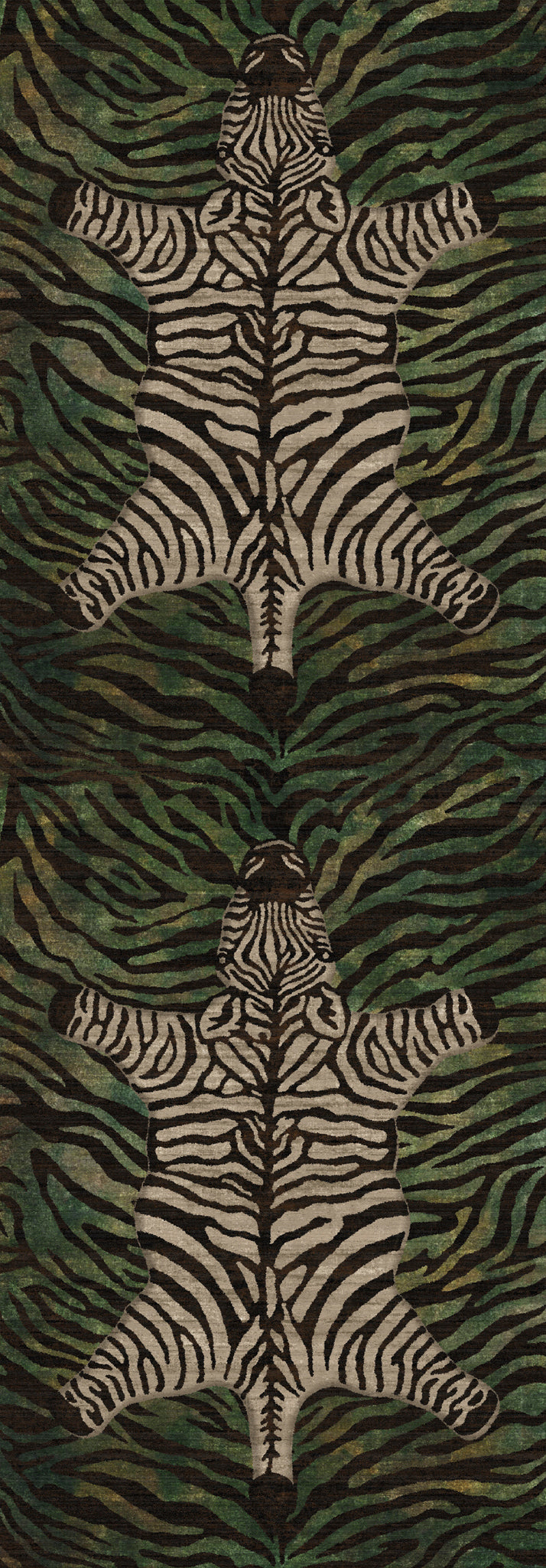 Saie Modern Zebra Pattern Rug