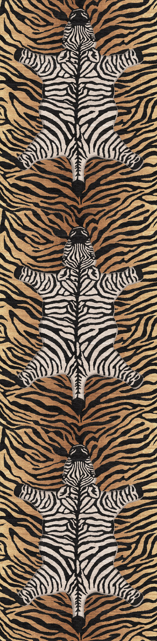 Shaye Dywan Modern Zebra Pattern