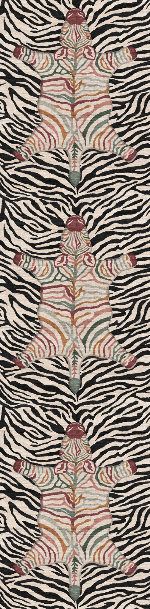 Shaye Dywan Modern Zebra Pattern